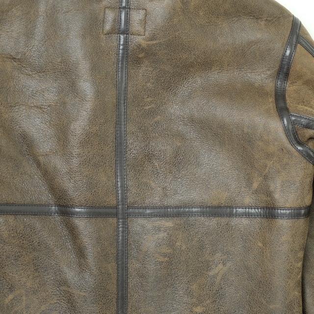 MORGAN MEMPHIS BELLE（モーガン メンフィスベル）Type B-3 2POCKETS TYPE [ANTIQUE BROWN] SHEEP SKIN/羊毛皮(ムートン)の画像
