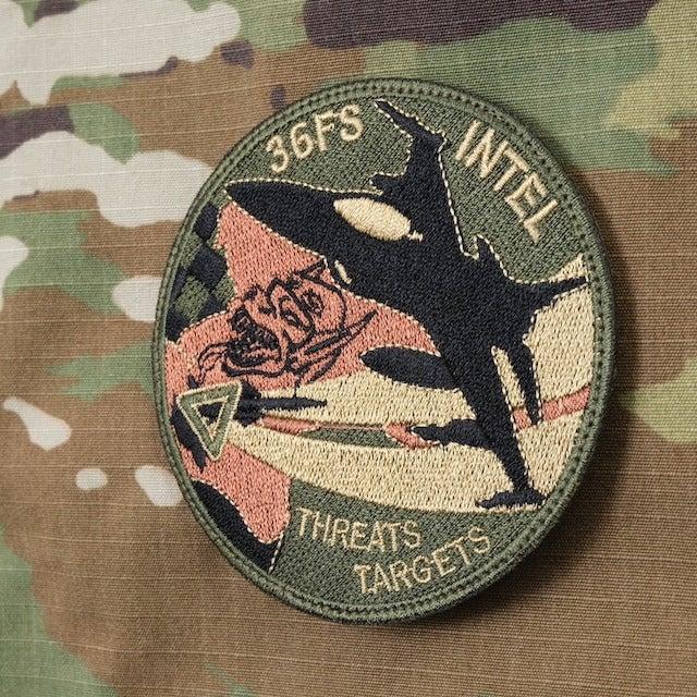 Military Patch（ミリタリーパッチ）36FS INTEL THREATS TARGETS [3種] : キャプテントム - 通販 ...