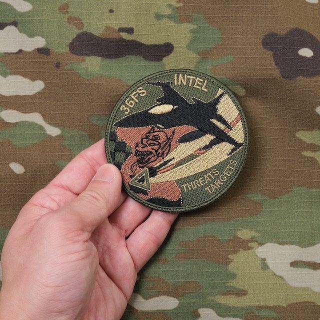 Military Patch（ミリタリーパッチ）36FS INTEL THREATS TARGETS [3種] : キャプテントム - 通販 ...