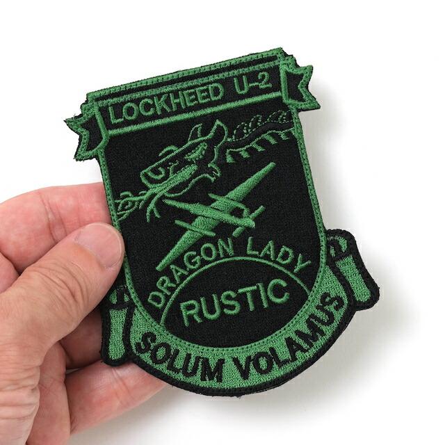Military Patch（ミリタリーパッチ）LOCKHEED U-2 RUSTIC ドラゴンレディ [ベルクロ付き] : キャプテントム ...