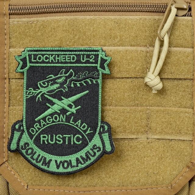 Military Patch（ミリタリーパッチ）LOCKHEED U-2 RUSTIC ドラゴンレディ [ベルクロ付き] : キャプテントム ...