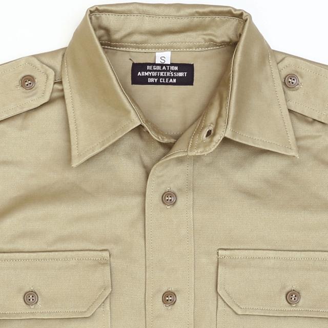 SESSLER SESSLER（セスラー）L/S Chino Khaki Shirts ロングスリーブ