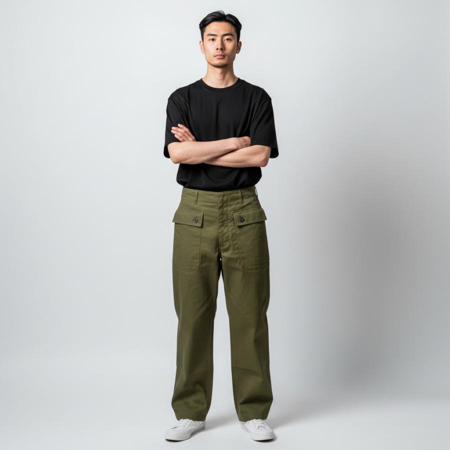 SESSLER SESSLER（セスラー）USMC 1944 HBT BACK POCKET PANTS【中田