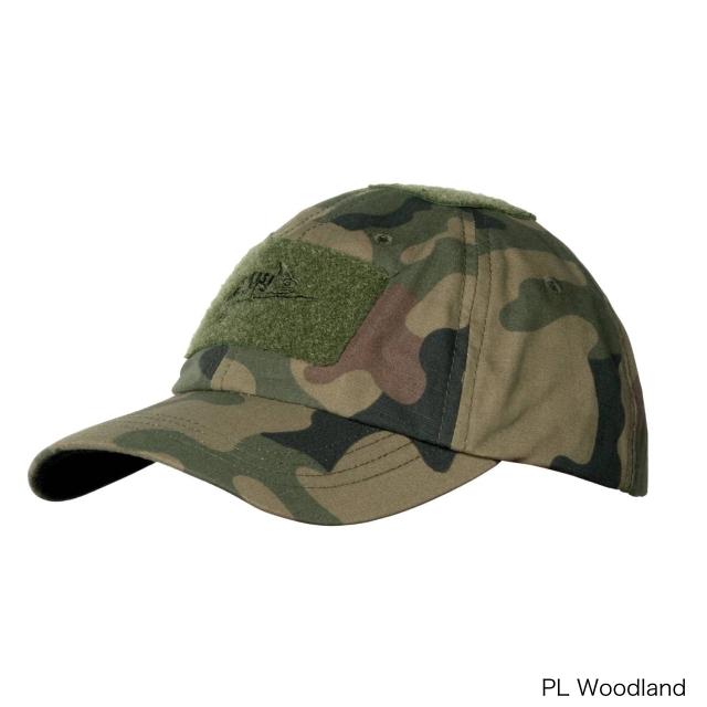 Helikon Tex Tactical BBC Cap - Cappello Tattico Uomo In Cotton Ripstop Kaki, Con Pannelli Velcro E Chiusura Regolabile