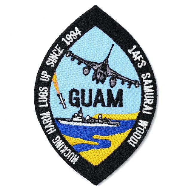 Military Patch（ミリタリーパッチ）14 FS SAMURAI WOOD! GUAM