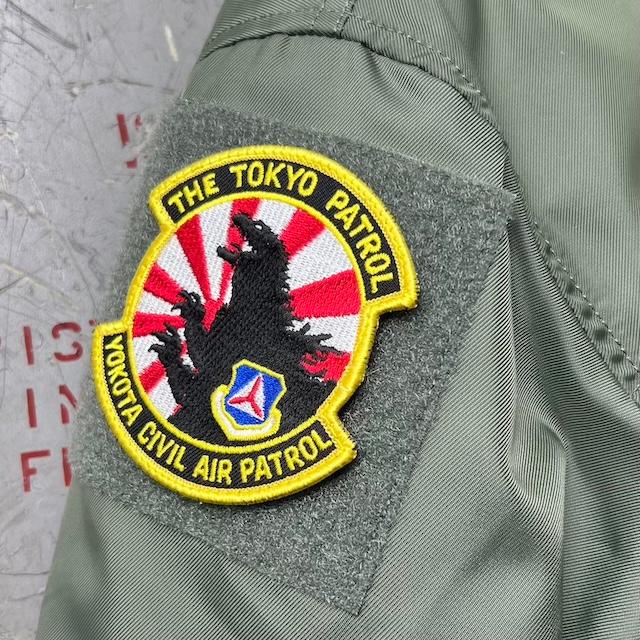 Military Patch（ミリタリーパッチ）THE TOKYO PATROL YOKOTA CIVIL AIR パッチ [フック付き ...