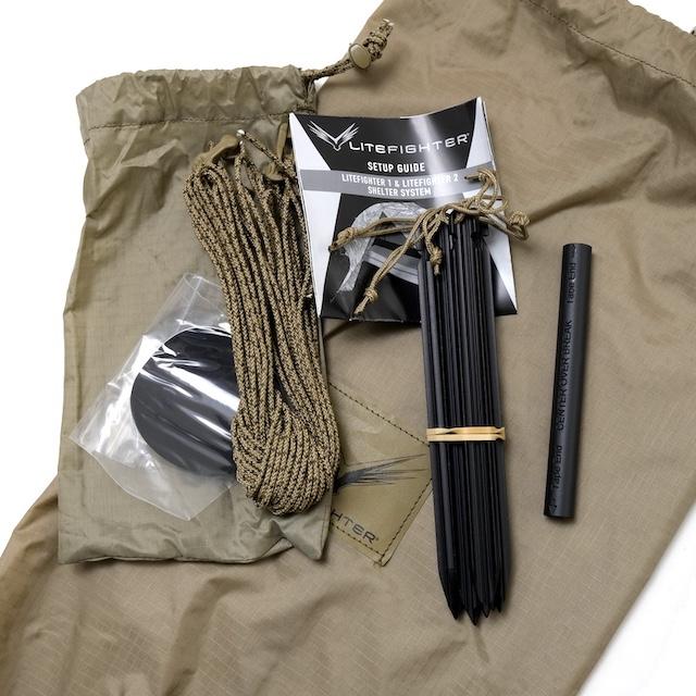 US（米軍放出品）LITEFIGHTER 1 INDIVIDUAL SHELTER SYSTEM Coyote Tan