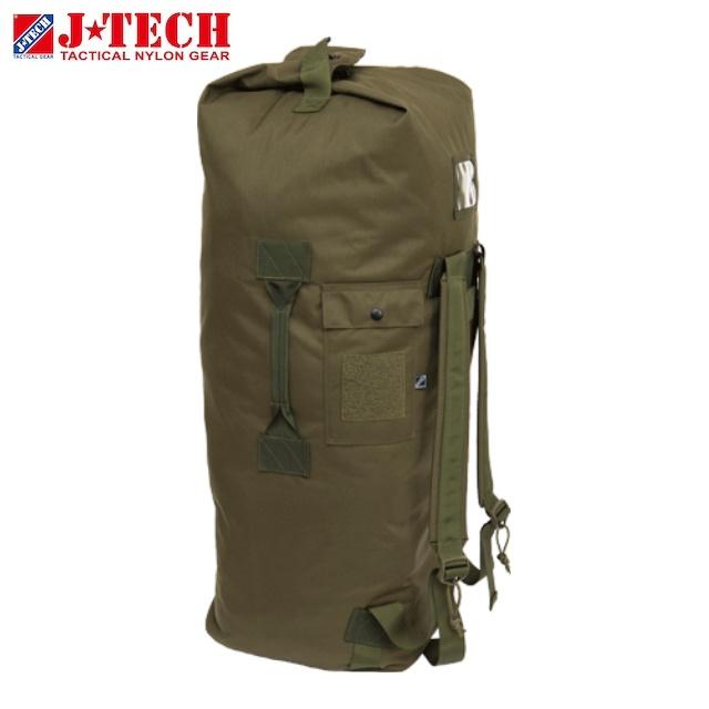 J-TECH（ジェイテック）DUFFLE BAG 大型 O.D. ダッフルバッグ【中田