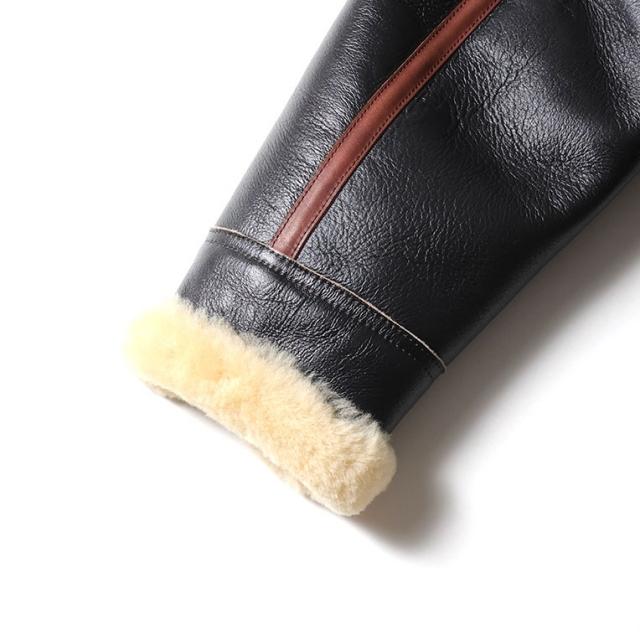 HOUSTON（ヒューストン） MOUTON B-7 JACKET [BROWN]の画像