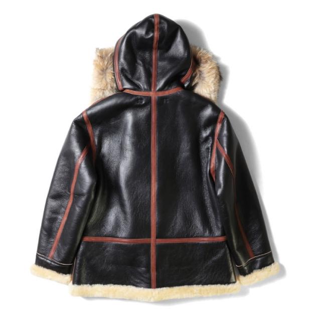HOUSTON（ヒューストン） MOUTON B-7 JACKET [BROWN]の画像