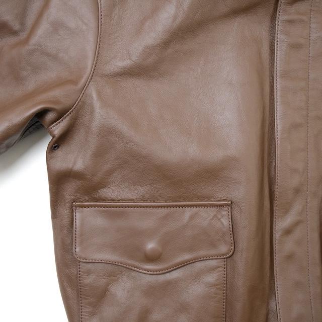 MORGAN MEMPHIS BELLE（モーガン メンフィスベル）TYPE A-2 HORSEHIDE RUSSET BROWN マーク無し[MG-701-LT-WO/M] 【中田商店】の画像