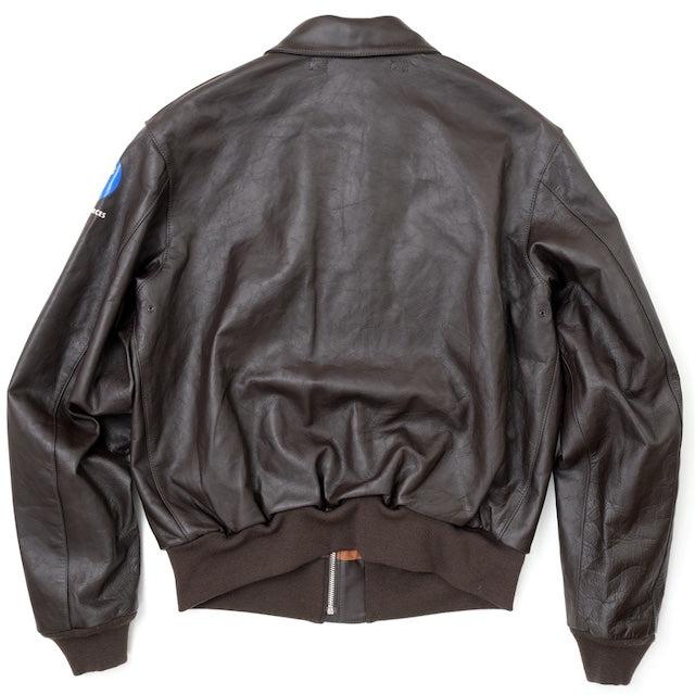 MORGAN MEMPHIS BELLE（モーガン メンフィスベル）TYPE A-2 HORSEHIDE SEAL BROWN AFマーク付 [MG-701-DK-W/M]【中田商店】の画像