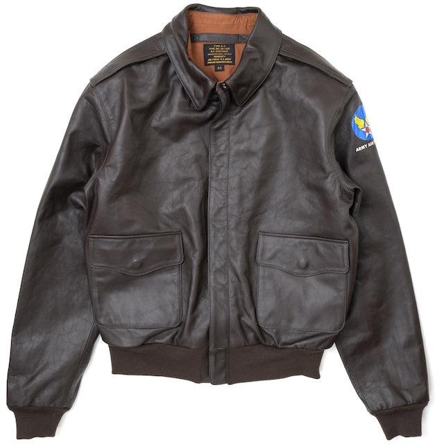 MORGAN MEMPHIS BELLE（モーガン メンフィスベル）TYPE A-2 HORSEHIDE SEAL BROWN AFマーク付 [MG-701-DK-W/M]【中田商店】の画像