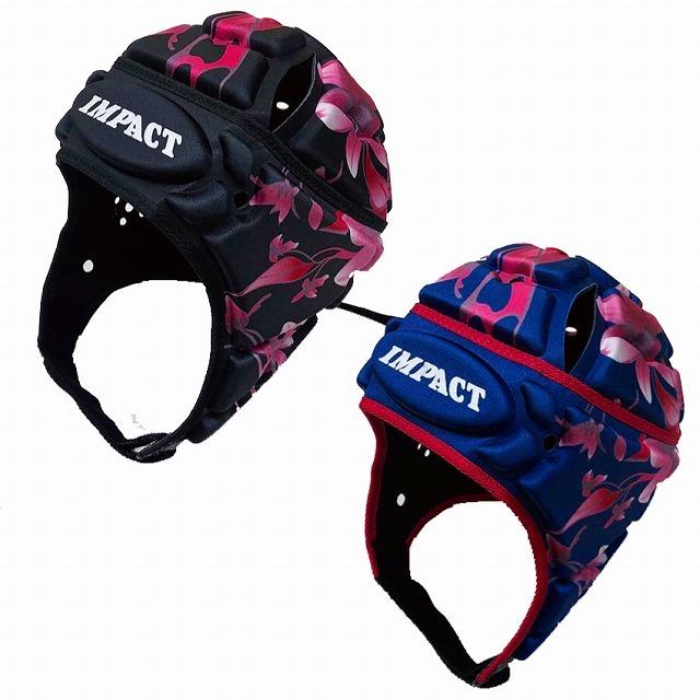 【IMPACT】 インパクト フローラル ラグビー ヘッドキャップ ヘッドギア