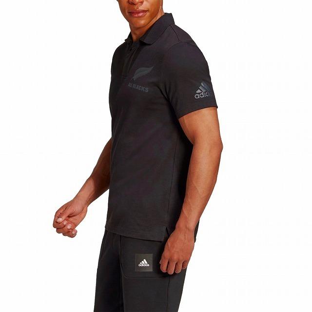 【adidas】 アディダス ALL BLACKS オールブラックス  サポーター ポロシャツ ラグビー IRJ39｜capweb｜02