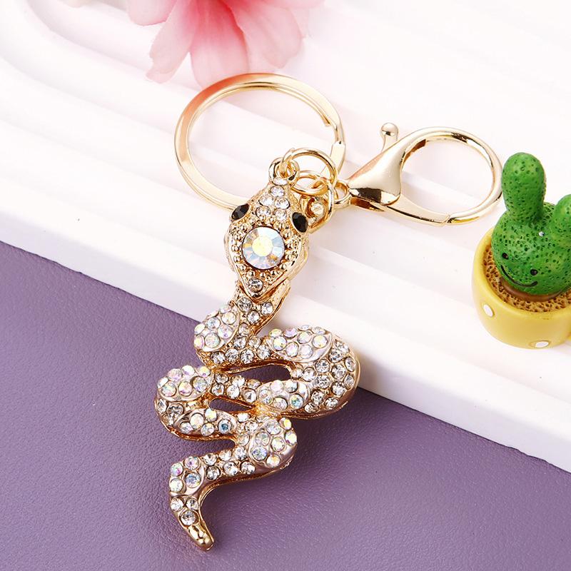 5色展開】ヘビモチーフ キーホルダー 蛇 スネーク 爬虫類 蛇年