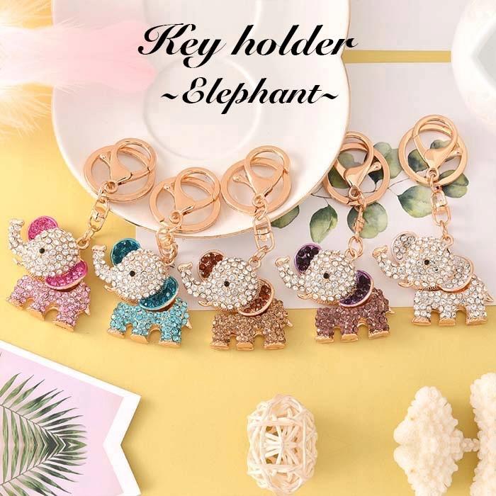 象モチーフ モチーフ ゾウさん エレファント キーホルダー チャーム