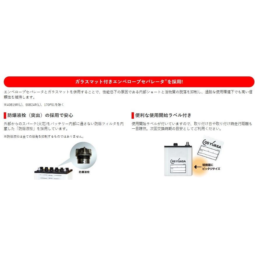 PRN75D23R（PRX） GSYUASAバッテリー 送料無料 北海道 沖縄 離島除く｜car-battery-pro｜03