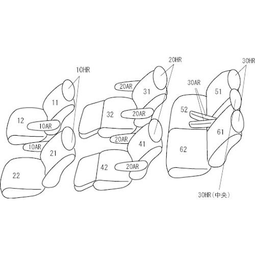 注目ショップ・ブランドのギフト ヴェルファイア ANH20W(H23/11〜H27/1) 定員:7人 クラッツィオシートカバー クラッツィオ エアー ET-1502(要詳細確認)