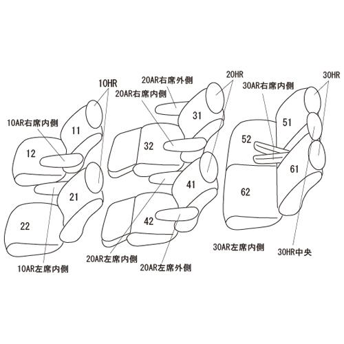 今年の新作から定番まで！ ヴェルファイア AGH30W/AGH35W(H27/2〜H29/12) 定員:7人 クラッツィオシートカバー クラッツィオ エアー ET-1517(要詳細確認)