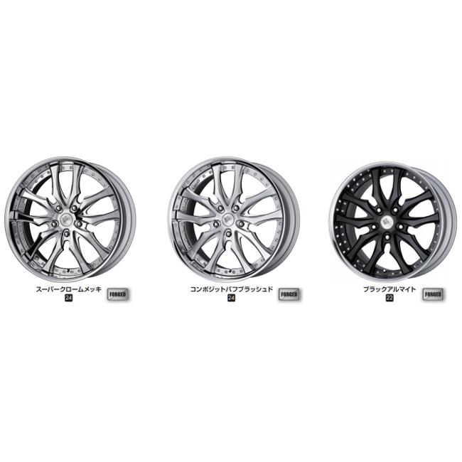 【公式】 24インチ 10.0J 5H/P.C.D 150 STANDARD Adisk ワーク(WORK) LSパラゴン SUV コンポジットバフブラッシュド (1本) 【A2723905109】(95427円)