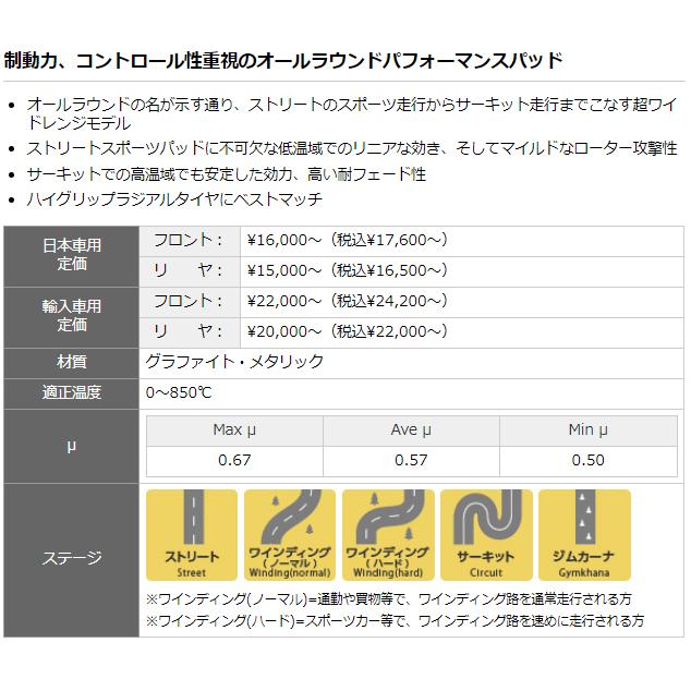 ベントレー コンチネンタル(FLYING SPUR) BSBEB/BSBWR(05〜) ディクセルブレーキパッド フロント1セット Zタイプ 1313822(要詳細確認)｜car-cpc2｜03