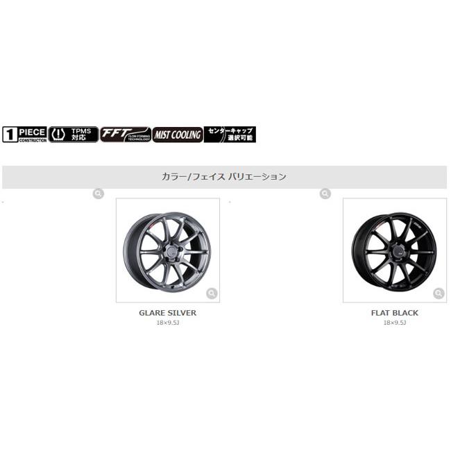 SSR 18インチ 7.5J 5H/P.C.D 114.3 INSET:43 SSR GT V02 フラット