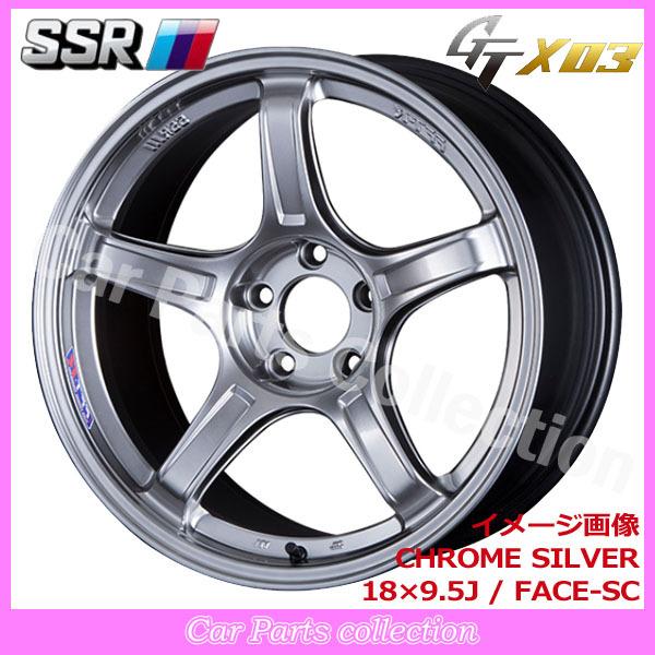 SSR 18インチ 8.5J 5H/P.C.D 114.3 FACE:CV INSET:45 SSR GT X03