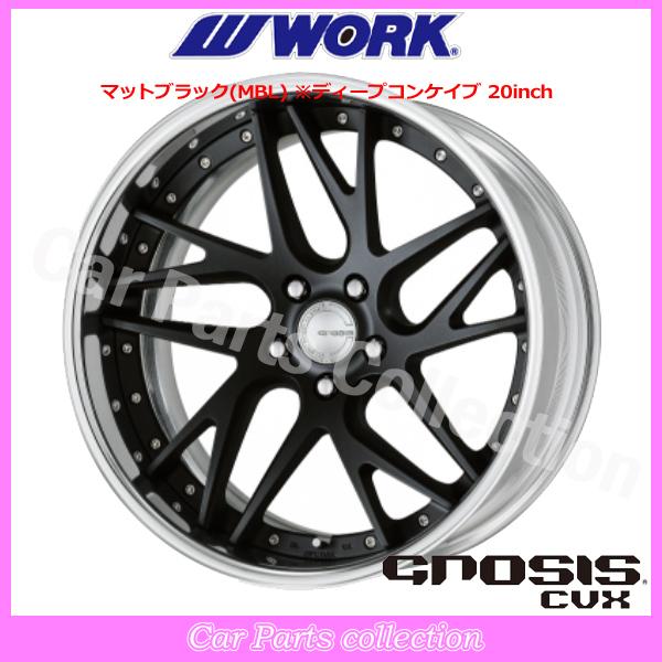 19インチ 12.0J ミドルコンケイブ FULL REVERSE BIG CALIPER Rdisk ワーク(WORK) グノーシス(GNOSIS) CVX (1本)