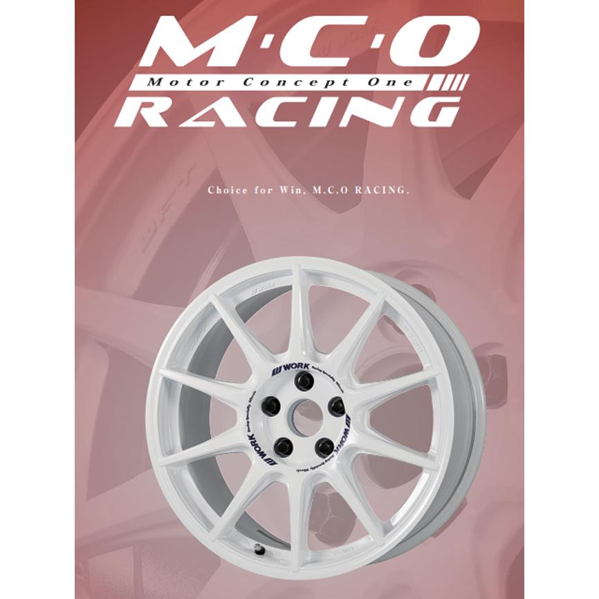 15インチ 6.5J 4H/P.C.D 100(60) INSET:39 ワーク WORK M.O.C Racing ホワイト (1本)｜car-cpc2｜02