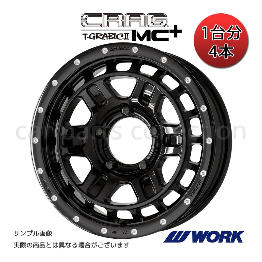 WORK 16インチ 5.5J +20 5H/139.7 WORK ホイール CRAG T-GRABIC2 MC+
