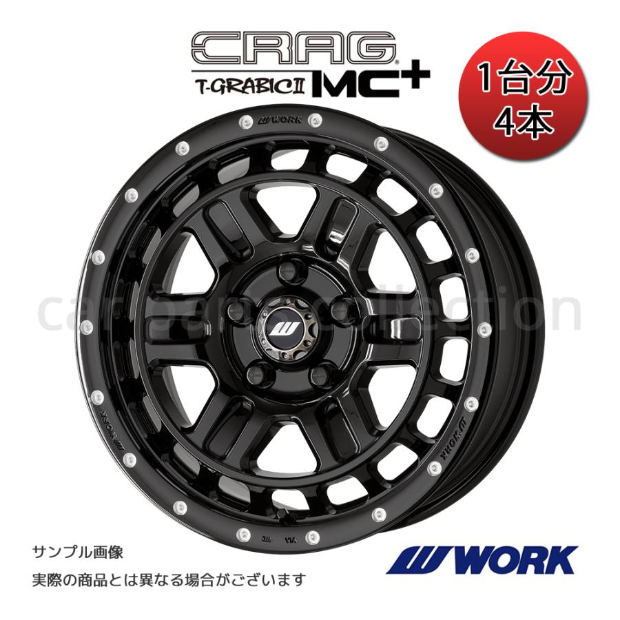 WORK 16インチ 7.0J +38 5H/114.3 WORK ホイール CRAG T-GRABIC2 MC+ 