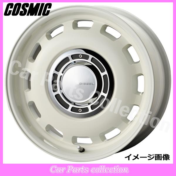 16in 6.5J +38 6H P.C.D.139.7 (108φ) コスミック 車輪 X BLOOD ディーゼル DIESEL MYSTIC WHITE (1本) 自動車-タイヤ、ホイール-アルミホイール