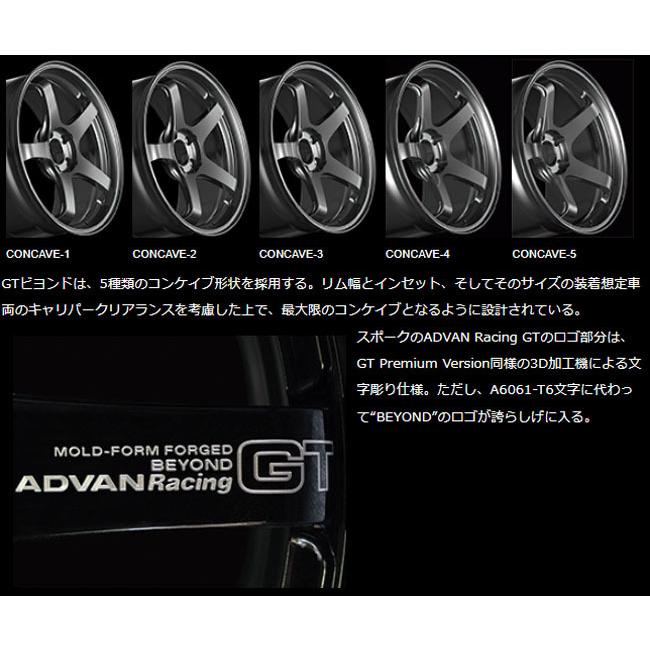 ADVAN 18インチ 9.0J +43 5H 114.3 (M14) ヨコハマ Racing GT BEYOND