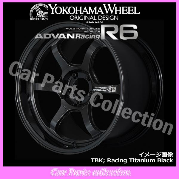 18インチ 10.0J 5H(M14) P.C.D:114.3 INSET:35 ヨコハマ YOKOHAMA アドバンレーシングR6 TBK(1本)