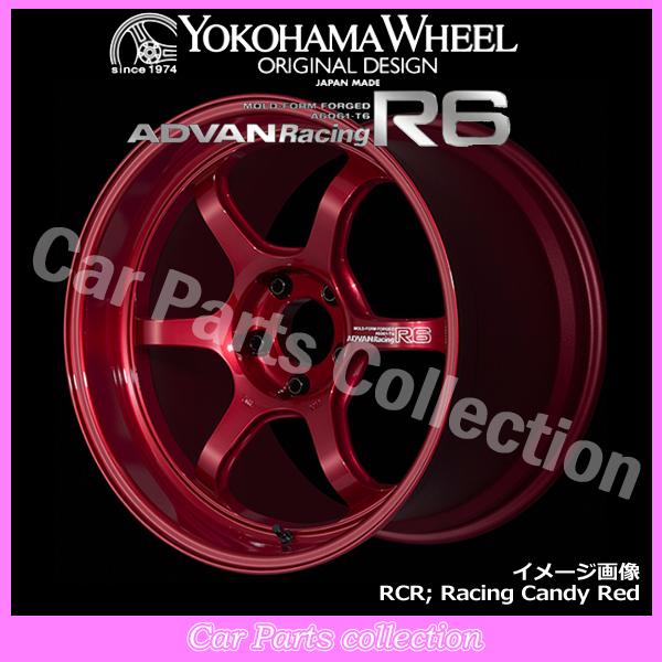18インチ 11.0J 5H(M14) P.C.D:114.3 INSET:15 ヨコハマ YOKOHAMA アドバンレーシングR6 RCR(1本)