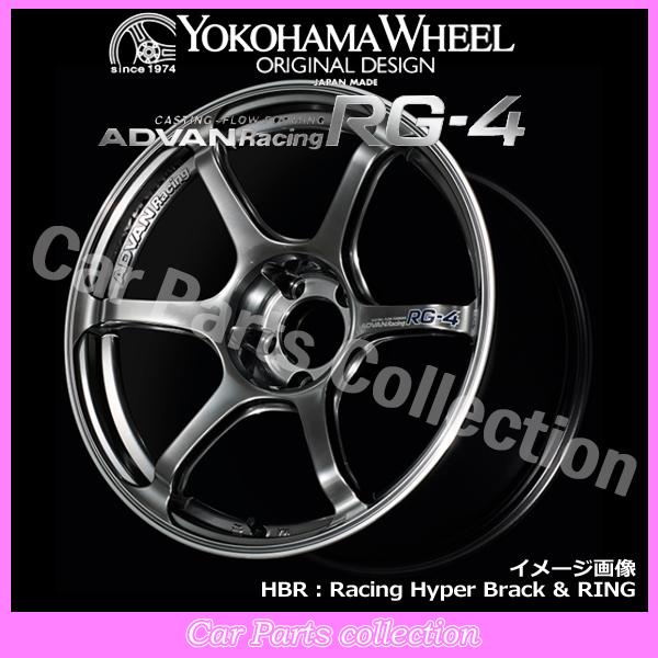18インチ 9.0J 5H(M14) P.C.D:114.3 INSET:25 ヨコハマ YOKOHAMA アドバンレーシングRG-4 HBR(1本)