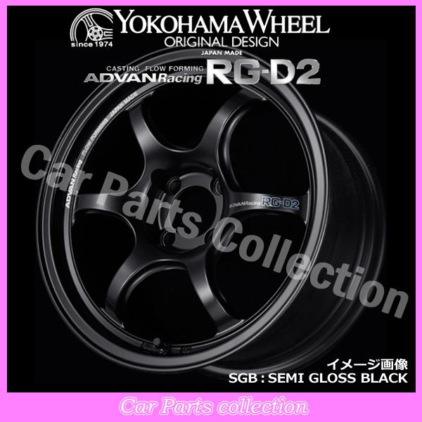 15インチ 5.0J 4H(M12) P.C.D:100 INSET:45 ヨコハマ YOKOHAMA アドバンレーシングRG-D2 SGB(1本)