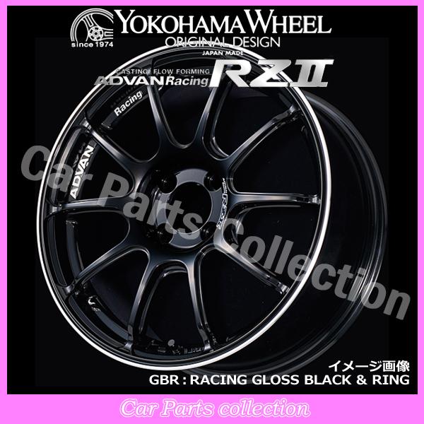 15インチ 5.0J 4H P.C.D:100 INSET:38 ヨコハマ YOKOHAMA アドバンレーシングRZII GBR(1本)