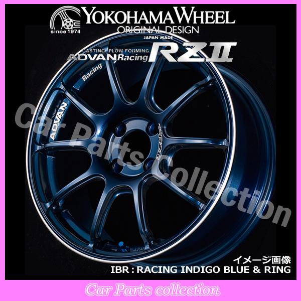 ADVAN - 16in 7.0J 4H(M14) P.C.D:100 INSET:41 ヨコハマ YOKOHAMA アドバンレーシングRZII IBR(1本) アルミホイール-車、バイク、自転車