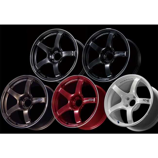 ADVAN TC4 18インチ 9.5J ＋45 ホイールセット