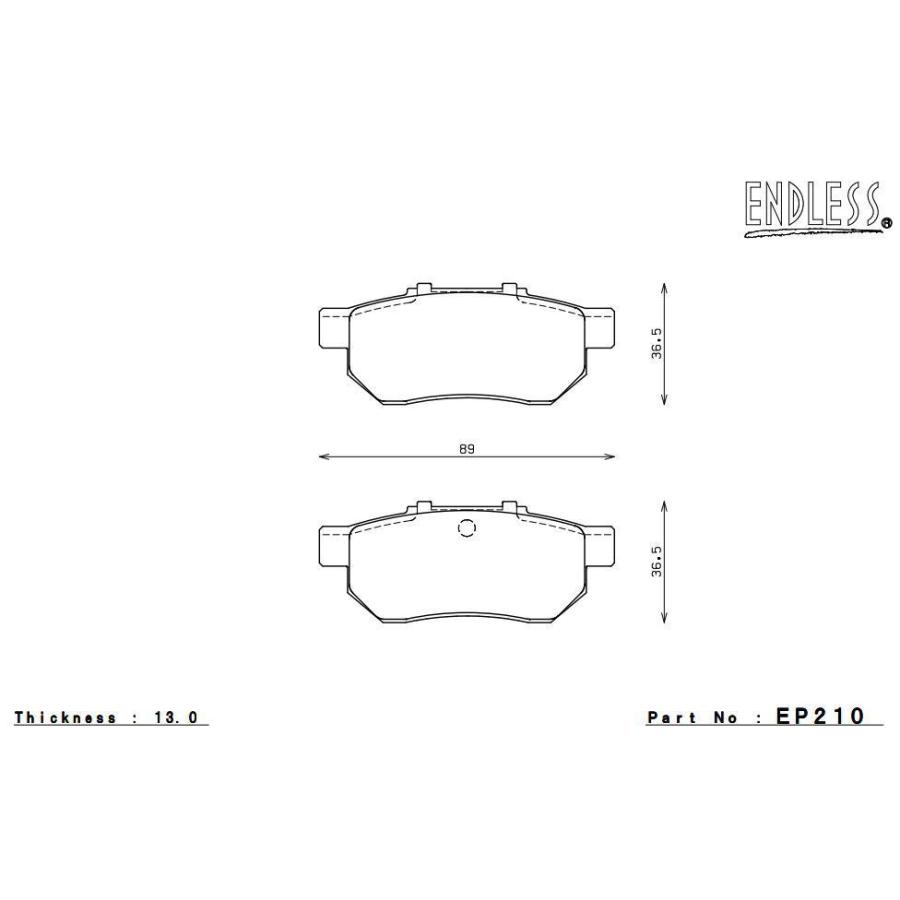 ENDLESS（エンドレス） フィット GE8(H19.10〜H21.11) 排気量:1300
