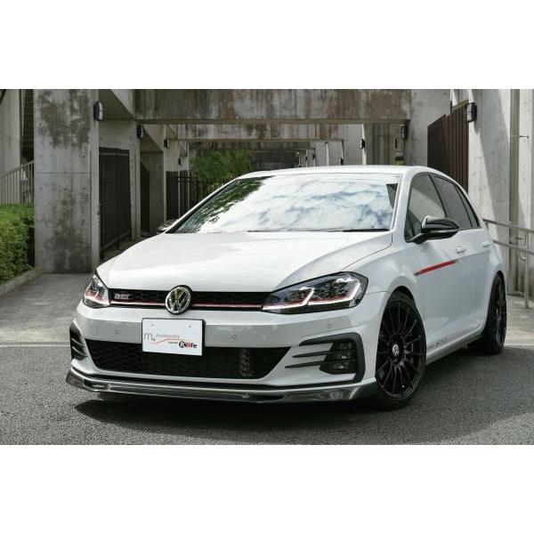 ガレージベリー Volkswagen GOLF7.5(ゴルフ7.5) GTI  (2017/5〜) フロントリップスポイラー(綾織カーボン)未塗装6384｜car-cpc｜04