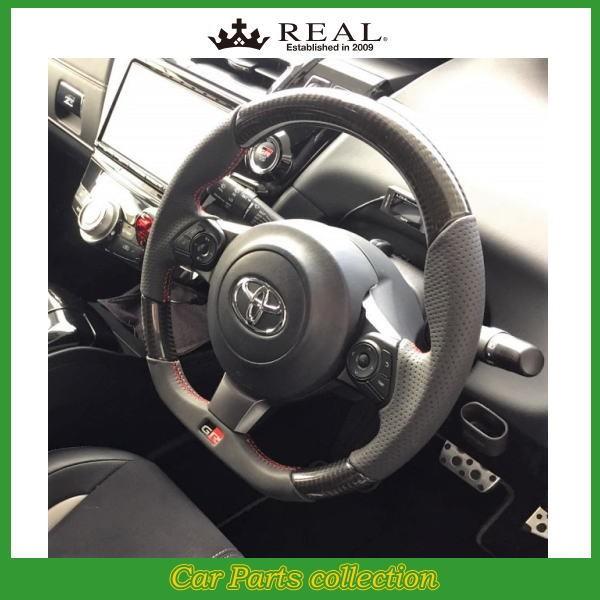 REAL（レアル） 86 ZN6:後期 (H28.8〜) ステアリング ブラックカーボン