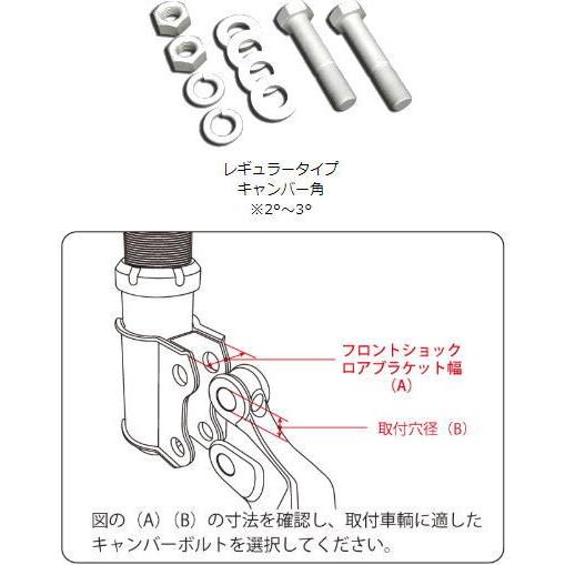 J-LINE ジェーライン キャンバーボルト プロ レギュラータイプ