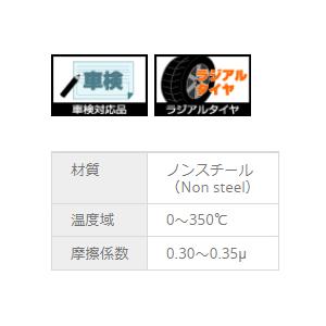 ラピュタ HP22S(04/12〜) プロジェクトミューブレーキパッド リア1セット BESTOP R388(要詳細確認)｜car-cpc｜03