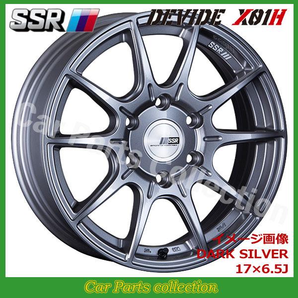 SSR 17インチ 6.5J 6H/P.C.D 139.7 INSET:38 SSR DEVIDE X01H ダーク