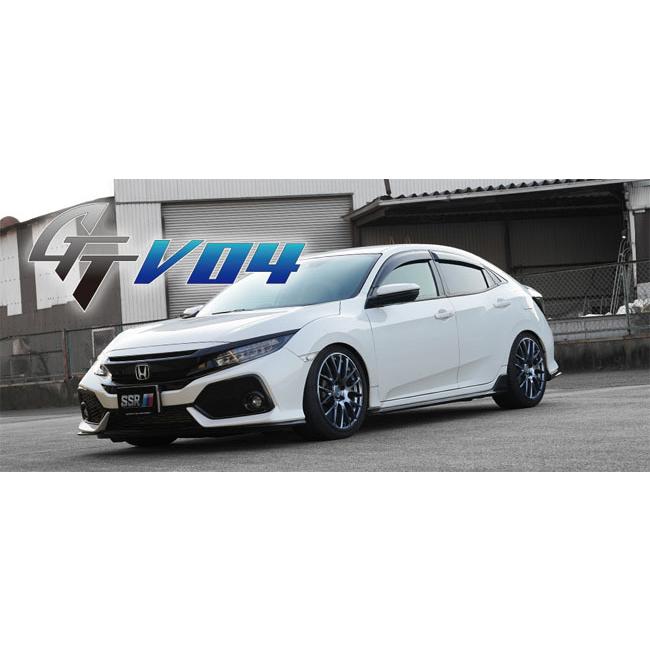 16インチ 5.0J 4H/P.C.D 100 INSET:48 SSR GT V04 メタリックグレー(1本)_1