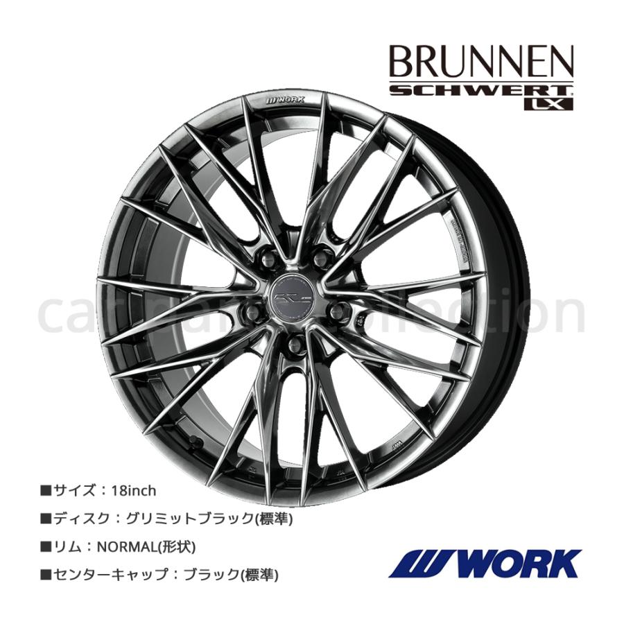 WORK 18インチ 7.5J +48 5H-114.3 WORK ワーク ホイール SCHWERT