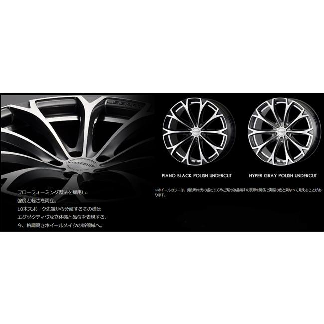 20インチ 9.5J +35 5H P.C.D.114.3 (73φ) コスミック ホイール